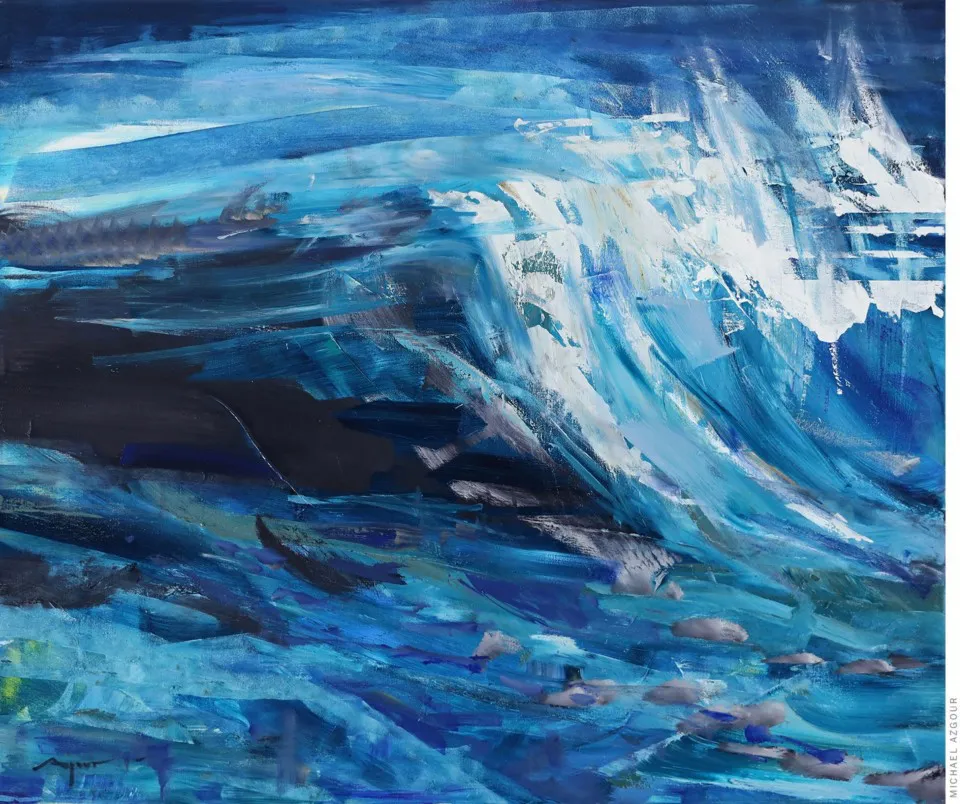 contemporary abstract figurative, original oil on canvas painting